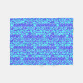 Pop Art Blasenverpackung Fleecedecke (Vorderseite (Horizontal))