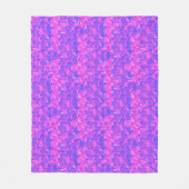 Pop Art Blasenverpackung Fleecedecke (Vorderseite)