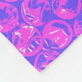 Pop Art Blasenverpackung Fleecedecke (Ecke)