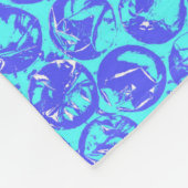 Pop Art Blasenverpackung Fleecedecke (Ecke)