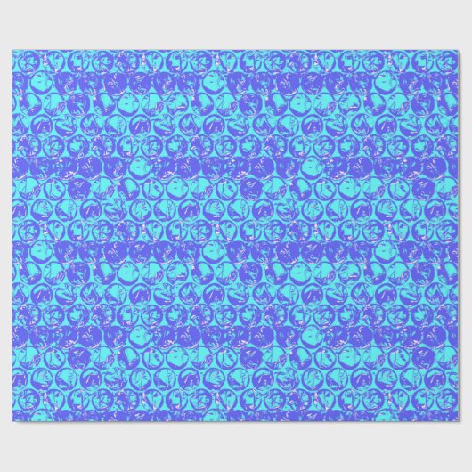 Pop Art Blasenverpackung Geschenkpapier (Flach)