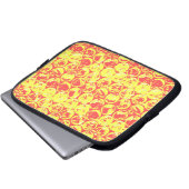 Pop Art Blasenverpackung Laptopschutzhülle (Vorne Knopf)