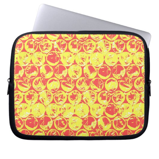 Pop Art Blasenverpackung Laptopschutzhülle (Vorderseite)