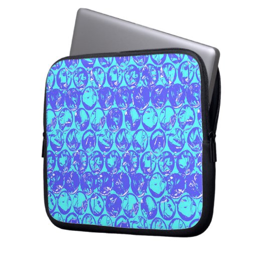 Pop Art Blasenverpackung Laptopschutzhülle (Vorderseite Links)