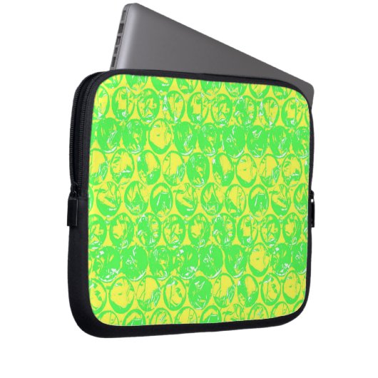 Pop Art Blasenverpackung Laptopschutzhülle (Vorne Rechts)