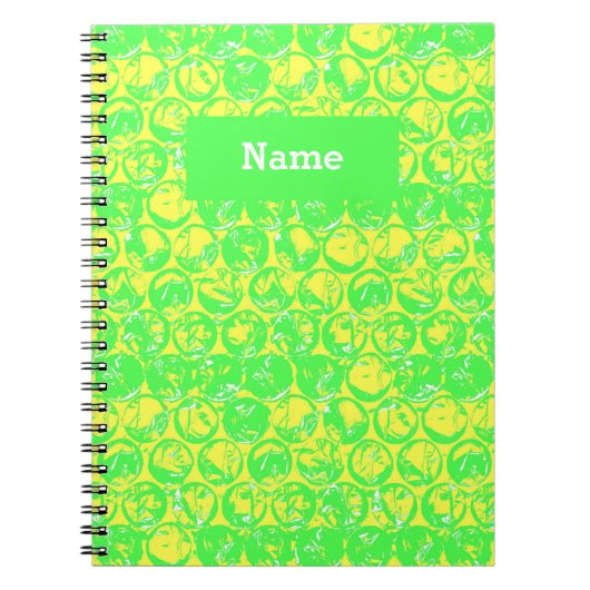 Pop Art Blasenverpackung Notizblock (Vorderseite)