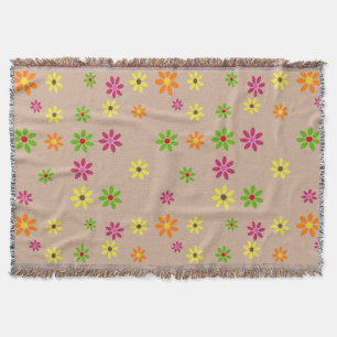Pop Art Blume nahtlose Muster + Ihre Ideen Decke