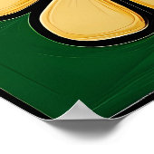 Pop Art Blume Raster Colorado Poster (Ecke)