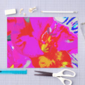 Pop Art Blume Seidenpapier (Handwerk)