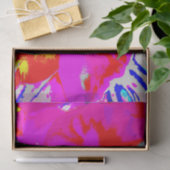 Pop Art Blume Seidenpapier (Geschenk)