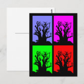 Pop Art Boab Tree Postkarte (Vorne/Hinten)