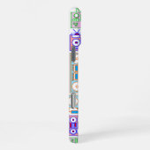 Pop Art Boom Box iPhone Case Hülle (Rechte Seite)