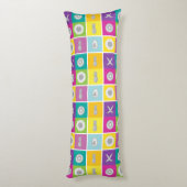 Pop Art Botanical & Frucht Kissen (Rückseite (Vertikal))