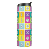 Pop Art Botanical & Frucht Thermal Tumbler Thermosbecher (Nach links gedreht)