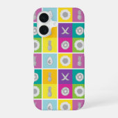 Pop Art Botanical & Fruit Phone Case iPhone 16 Hülle (Rückseite)