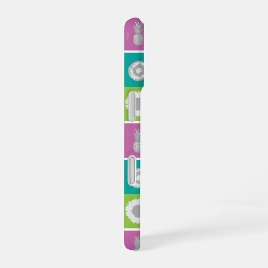Pop Art Botanical & Fruit Phone Case iPhone 16 Hülle (Rechte Seite)