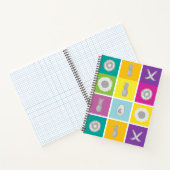 Pop Art Botanical & Fruit Spirituosen Notebook Notizblock (Innenseite)