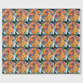 Pop Art Bouquet Geschenkpapier (Flach)