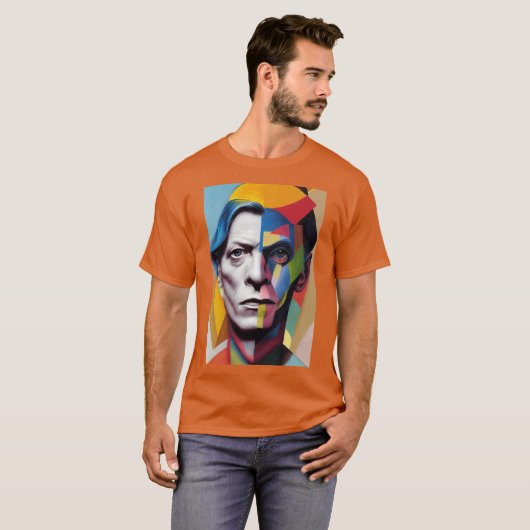 Pop Art Bowie T-Shirt (Vorne ganz)