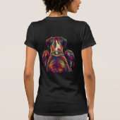 Pop Art Boxer Dog Boxing front and back print T-Shirt (Rückseite)