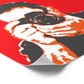 Pop Art Bright Colors Fotograf Camera Decke Poster (Ecke)