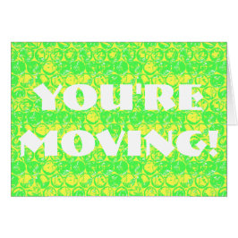 Pop Art Bubble Wrapper Housewarming Card