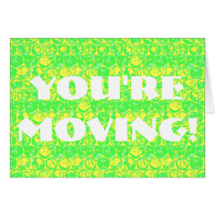 Pop Art Bubble Wrapper Housewarming Card
