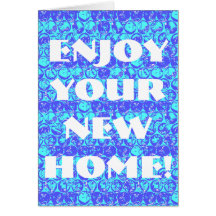 Pop Art Bubble Wrapper Housewarming Card