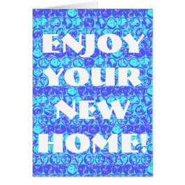 Pop Art Bubble Wrapper Housewarming Card