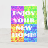 Pop Art Bubble Wrapper Housewarming Card Einladung (Vorderseite)