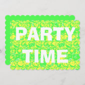 Pop Art Bubble Wrapper Housewarming Party Einladun Einladung (Vorne/Hinten)