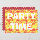 Pop Art Bubble Wrapper Housewarming Party Einladun Einladung (Vorne/Hinten)