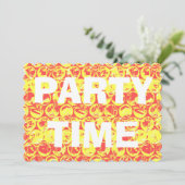 Pop Art Bubble Wrapper Housewarming Party Einladun Einladung (Stehend Vorderseite)