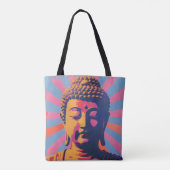 Pop Art Buddha Tasche (Rückseite)