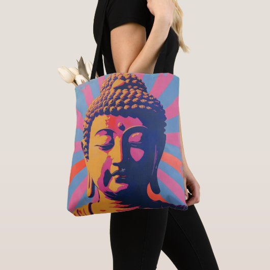 Pop Art Buddha Tasche (Von Nahem)