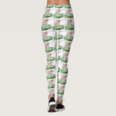 Pop Art Bunny Cake Leggings (Rückseite)