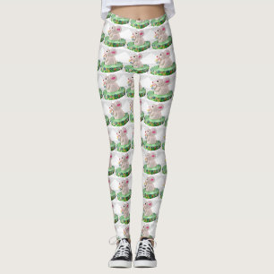 Pop Art Bunny Cake Leggings