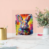 Pop Art Bunny Rabbit Acrylschild (Hochzeit)