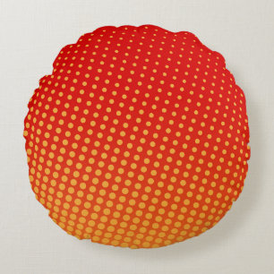 Pop Art bunt Hintergrund1960er,abstrakt,art,back Rundes Kissen