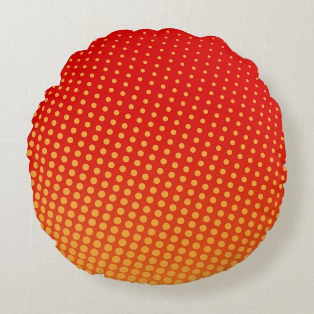 Pop Art bunt Hintergrund1960er,abstrakt,art,back Rundes Kissen (Vorderseite)