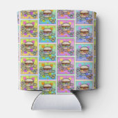 POP ART BURGER (Hamburger) Dosenkühler (Rückseite)