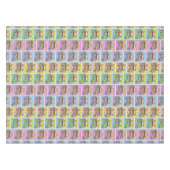 POP ART BURGER (Hamburger) Tischdecke (Vorderseite (Horizontal))