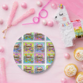 POP ART BURGER PAPPTELLER (Party)