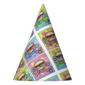 POP ART BURGER PARTYHÜTCHEN (Links)