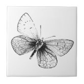 Pop Art Butterfly Fliese (Vorderseite)