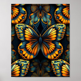 Pop Art Butterfly Poster