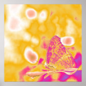 Pop Art Butterfly Poster (Vorne)