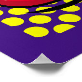 Pop Art Card Illustrationart,Pop,beautiful,Comic,d Poster (Ecke)