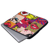 Pop Art Card Illustrationsmuster, Art,Comic,Pop,re Laptopschutzhülle (Vorne Knopf)
