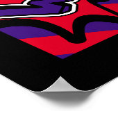 Pop Art Card Illustrationsmuster, Art,Comic,Pop,re Poster (Ecke)